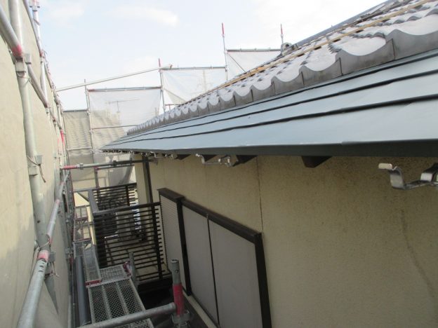 稲美町の樋交換に伴う樋金物打ち替え